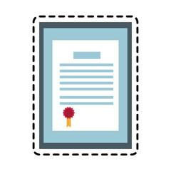 diploma certificate icon image vector illustration design 