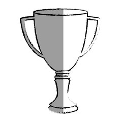 trophy cup isolated icon vector illustration design