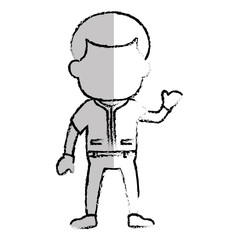 baseball player avatar character vector illustration design