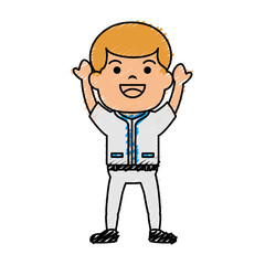 baseball player avatar character vector illustration design