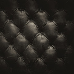 Naklejka premium dunkles Leder. Chesterfield.