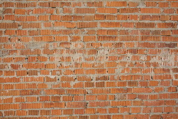 Texture of orange brick wall