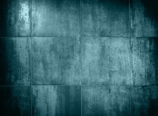 Fototapeta na wymiar blue background wall (concrete).