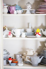 Shabby chic style dishware