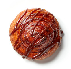 freshly baked cinnamon roll