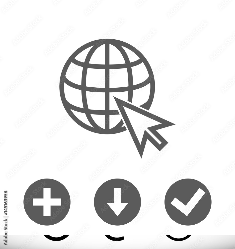 Canvas Prints web icon stock vector illustration flat design
