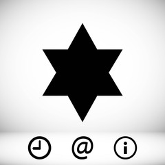 star icon stock vector illustration flat design