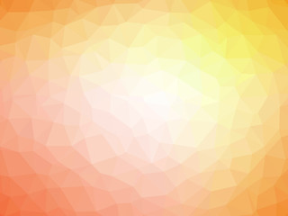 Abstract orange yellow polygonal background
