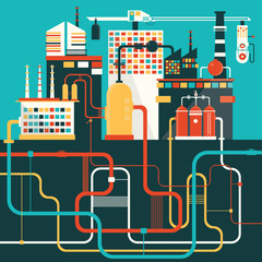 tube factory for manufacturing products with underground drilling pipes