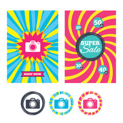 Photo camera sign icon. Photo symbol.