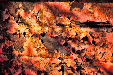Rusty paint background