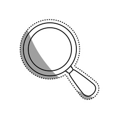 magnifying glass tool vector icon illustration graphic design