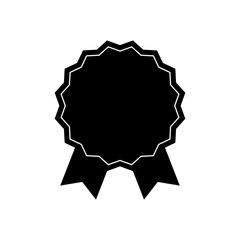 emblem badge ribbon vector icon illustration graphic design