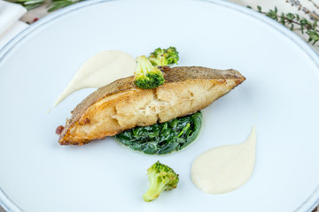Halibut steak