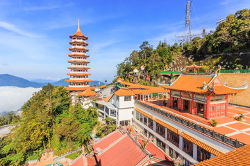 Pagoda at Chin Swee Temple, Genting Highland is a famous tourist attraction near Kuala Lumpur....
