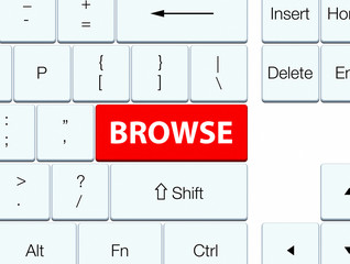 Browse red keyboard button