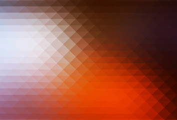 Brown orange white rows of triangles background