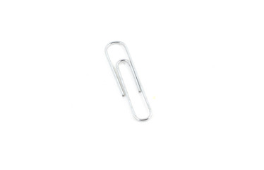 Individual metal paperclip