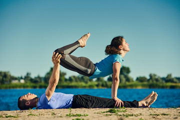 Shavasana and Dhanurasana