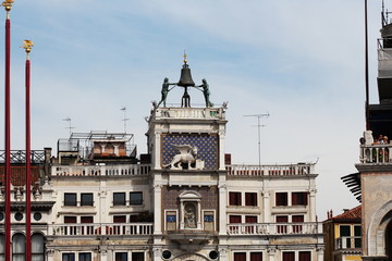 The San Marco bell tower in Venice, Italy