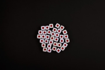 one side up dice