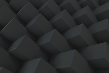 Pattern with black rectangular shapes