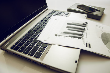 Advertising Commercial Promotion Digital Marketing Concept. Improving statistics