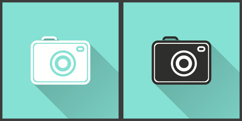 Photo - vector icon.