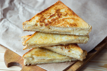 Cheese toasts for breakfast