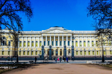 The State Russian Museum of His Imperial Majesty Alexander III.  St. Petersburg, Russia