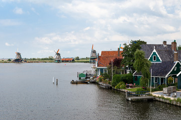 Famous Windmills in Zaandam