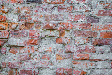 background old brick wall. vintage grunge texture
