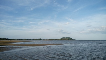 A seaside in the Gulf of Thailand.