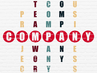 Business concept: Company in Crossword Puzzle