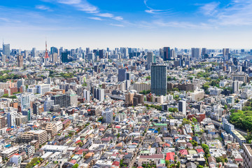 Naklejka premium Krajobraz miasta Tokio