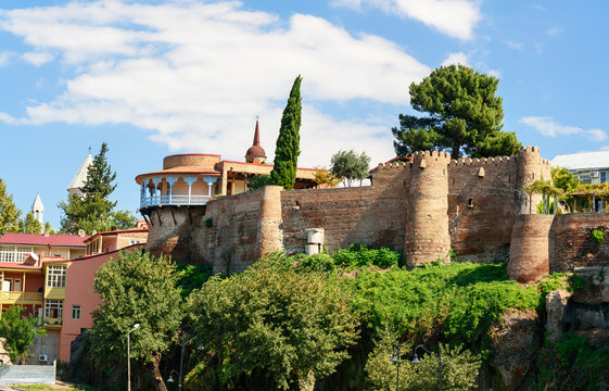 View on Queen Darejan's palace in Tbilisi, Georgia