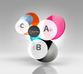 Circle banner template