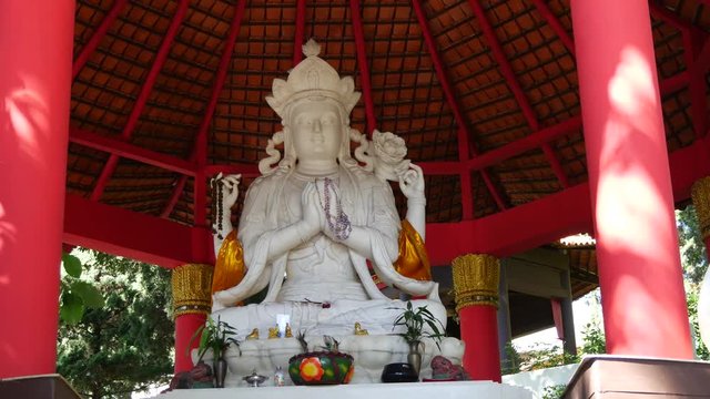 Buddha statue in Wat Phra That Doi Suthep Temple, Chiang Mai, Thailand