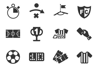 football icon set
