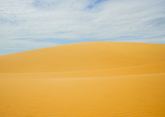 desert sand dune clouds
