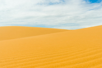 yellow desert dune sky