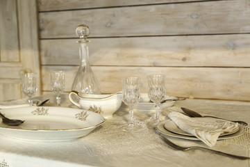 Elegant tableware cutlery