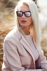 Portrait of spectacular young woman