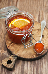 Delicious orange jam