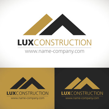 Logo construction maison luxe