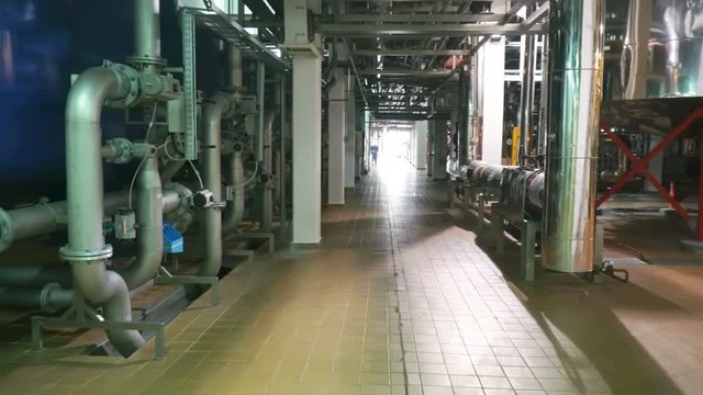 Modern filter system at large beer company