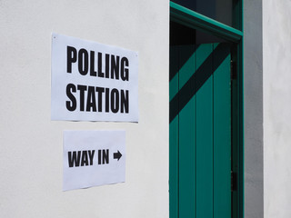 General elections polling station