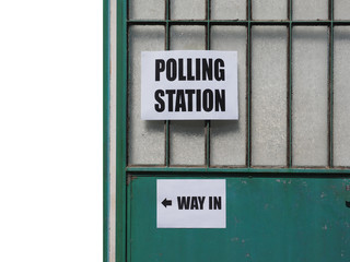 General elections polling station