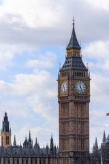 Obraz premium Big Ben and part of the house of parliament