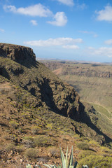 mountains on the island of gran canaria